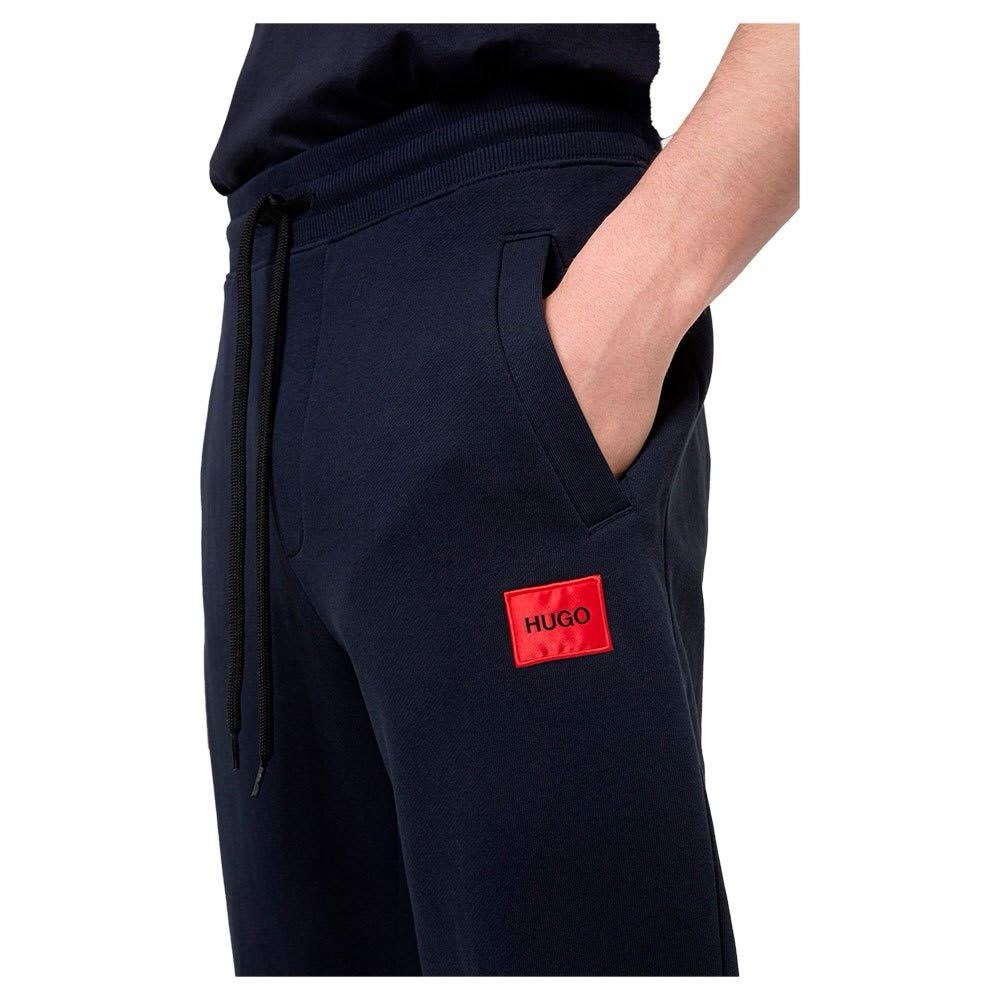 HUGO Doak French Terry Classic Fit Drawstring Sweatpants, Joggers, Logo, Cotton